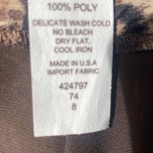 FLOWLY, LEOPARD MATERIAL PANTS